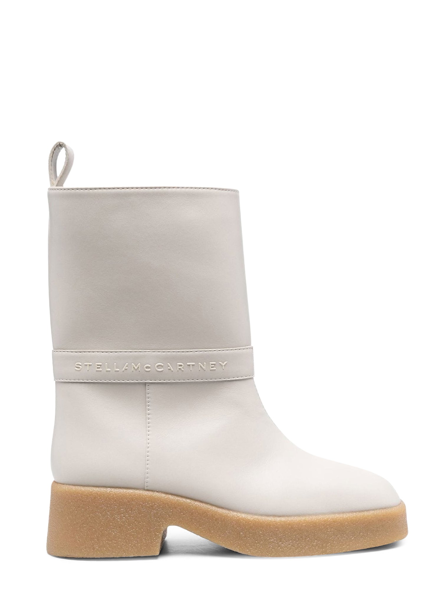 Shop Stella Mccartney Skyla Boot In Powder