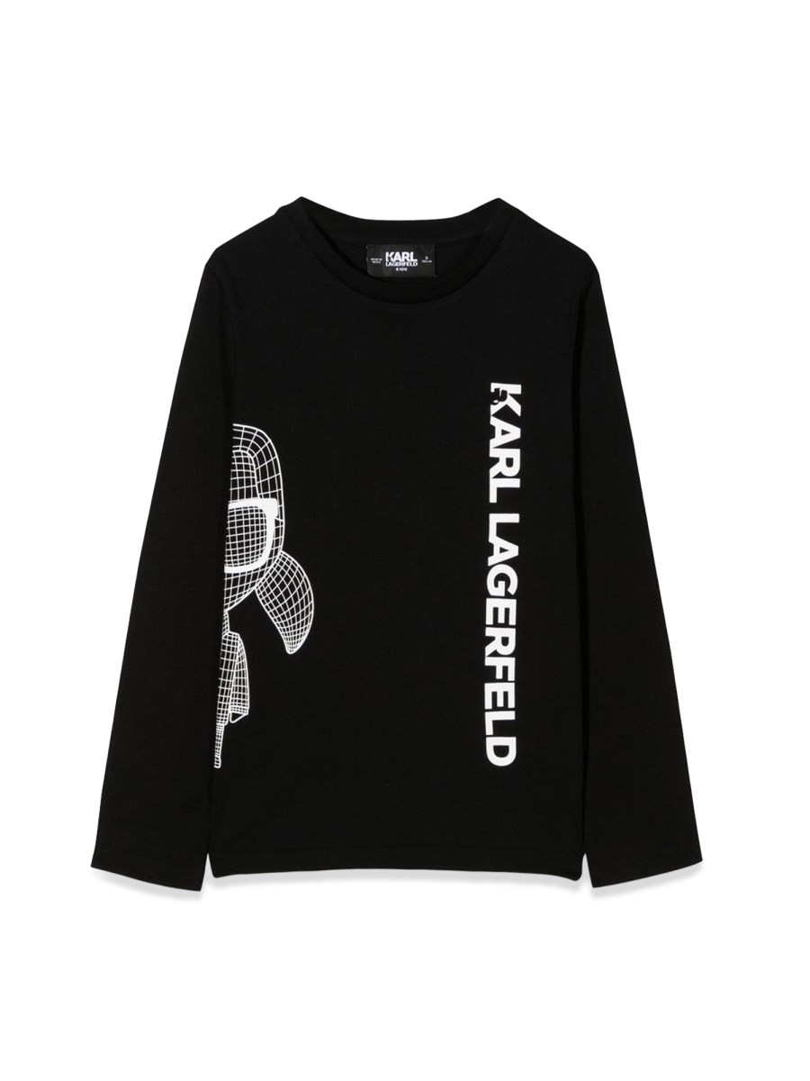 KARL LAGERFELD T-SHIRT MANICHE LUNGHE