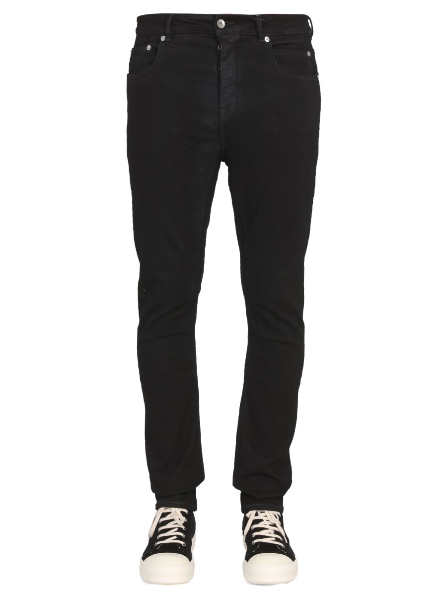 RICK OWENS DRKSHDW - DETROIT CUT DENIM JEANS - Eleonora Bonucci