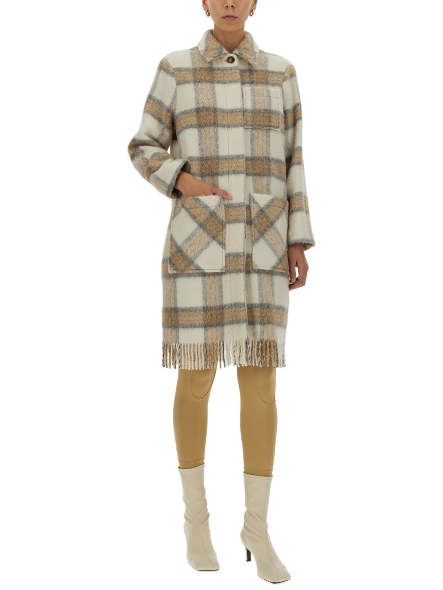 CAPPOTTO CON STAMPA CHECK
