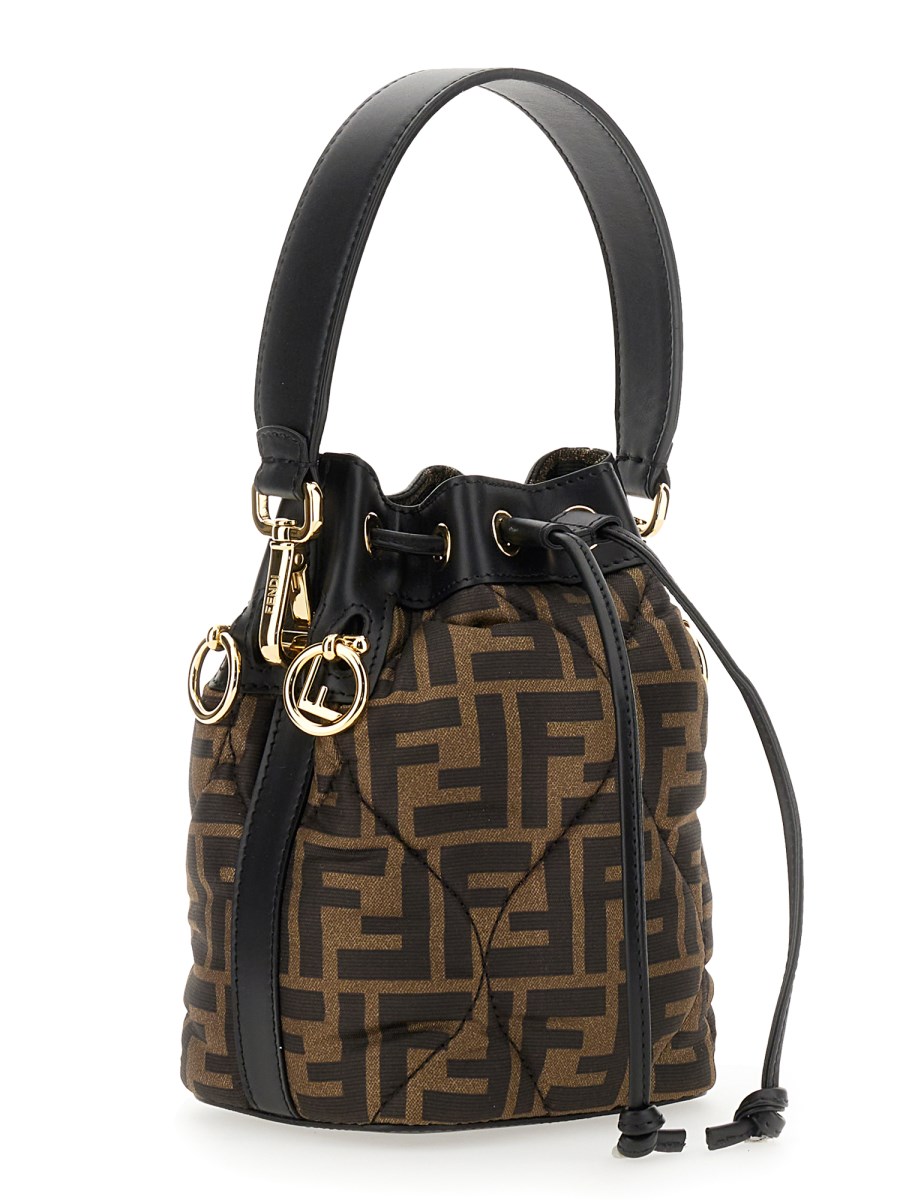 FENDI MON TRESOR MINI SILK FF BUCKET BAG Eleonora Bonucci