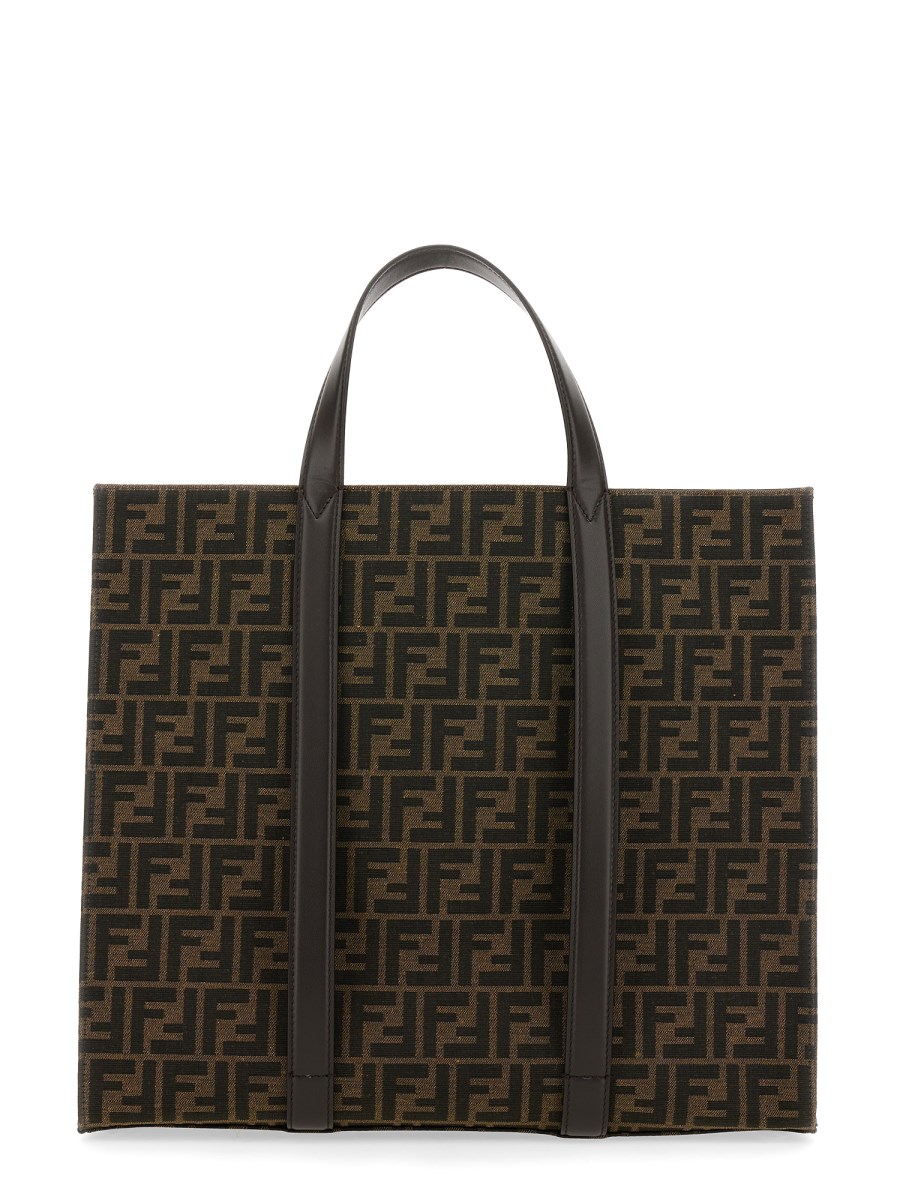 FENDI - FF JACQUARD FABRIC BAG - Eleonora Bonucci