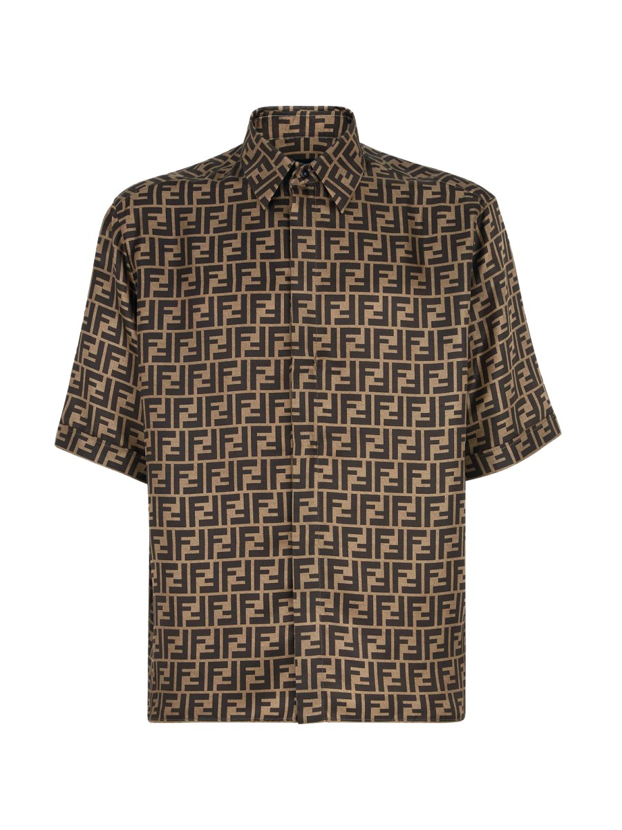 FENDI - FF KARLIGRAPHY PATTERN SILK SHIRT - Eleonora Bonucci