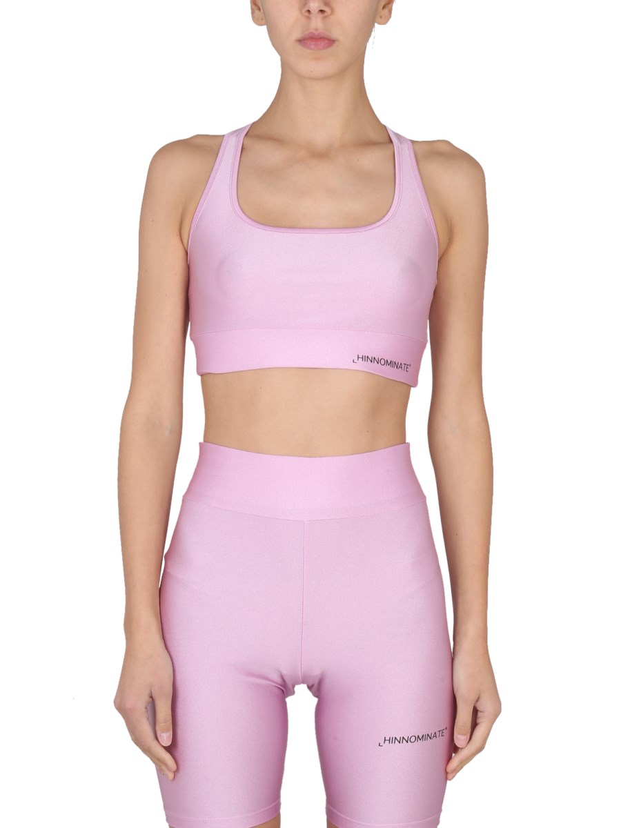 TOP IN LYCRA CON LOGO