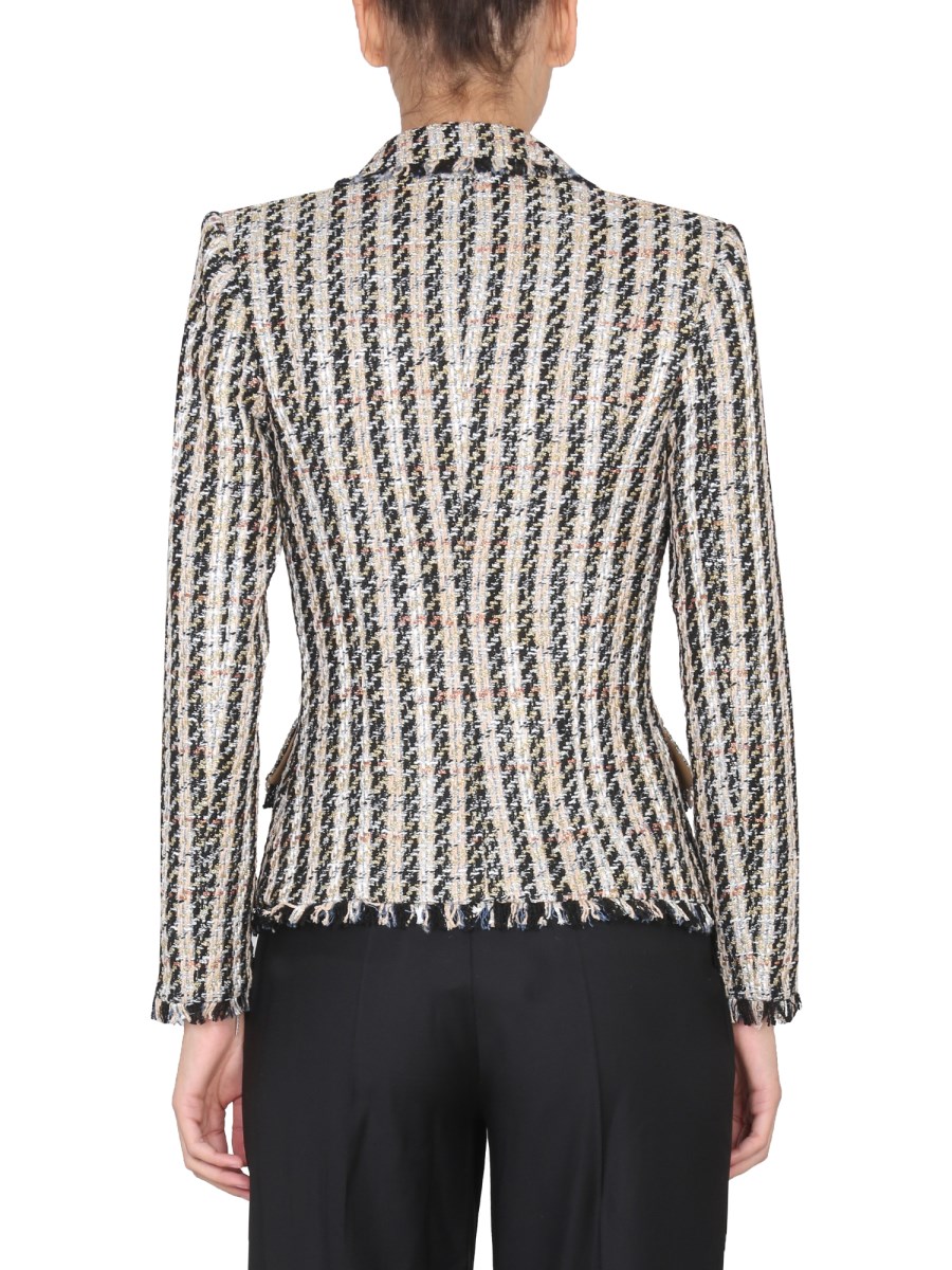 Elisabetta Franchi Double Layer Crêpe Jacket