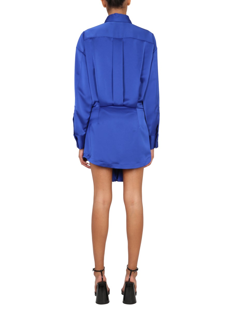 ワンピース THE ATTICO MINI CANDICE SATIN DRESS 1200?text=652808