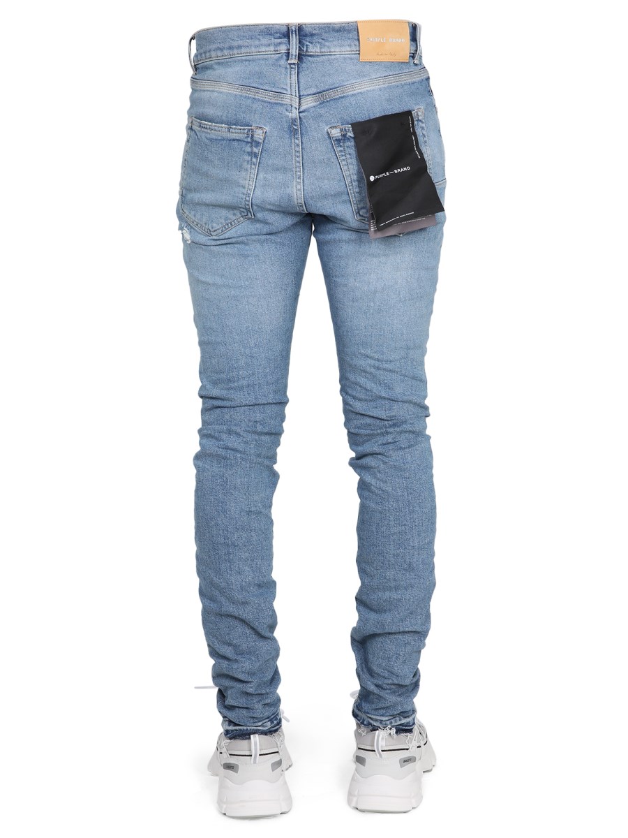 PURPLE BRAND - COTTON DENIM JEANS - Eleonora Bonucci