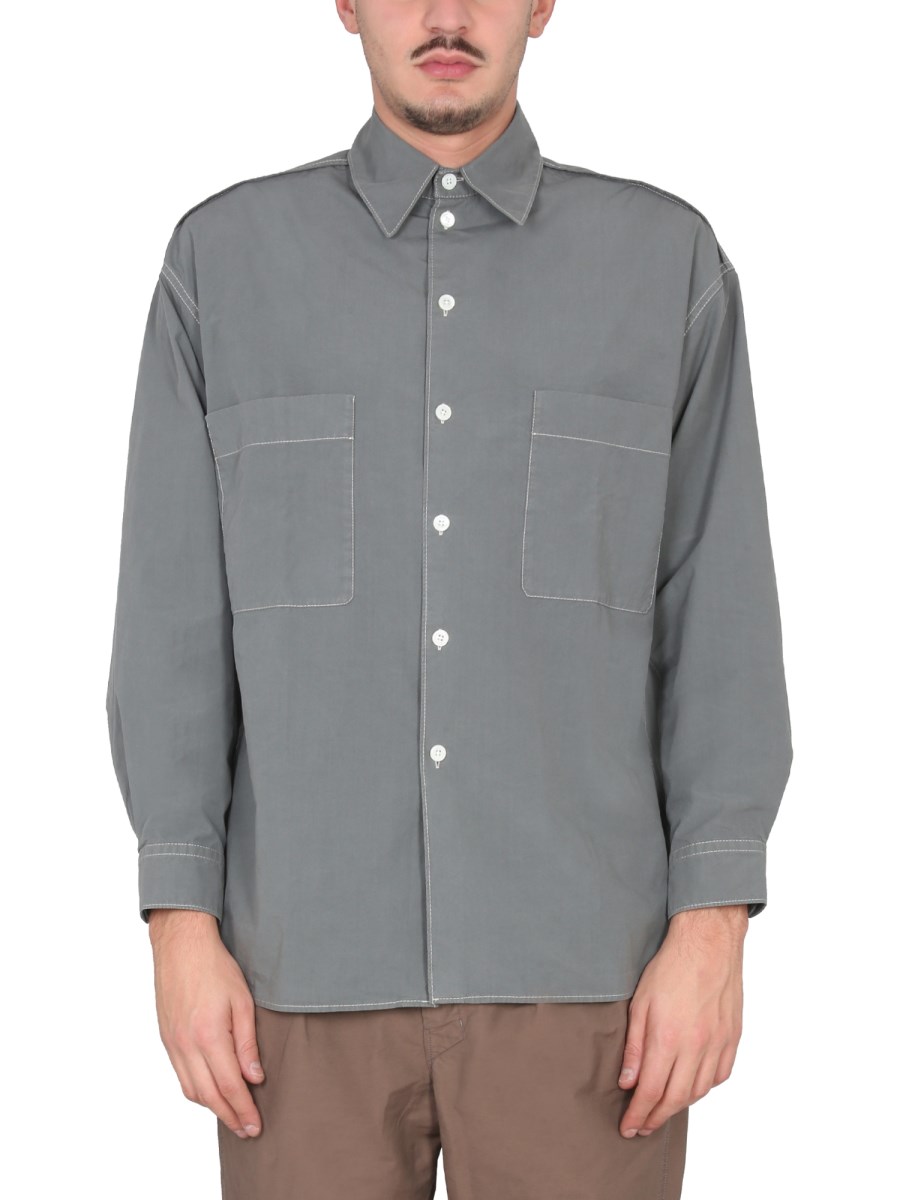 LEMAIRE - COTTON POPLIN BOXY SHIRT - Eleonora Bonucci LEMAIRE - COTTON POPLIN BOXY SHIRT - Eleonora Bonucci
