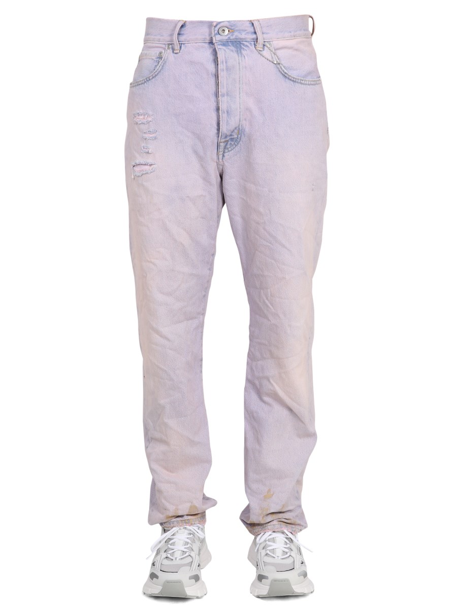 PURPLE BRAND - COTTON DENIM JEANS - Eleonora Bonucci