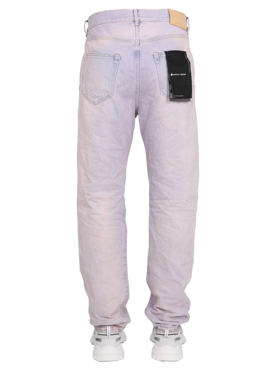 PURPLE BRAND - COTTON DENIM JEANS - Eleonora Bonucci