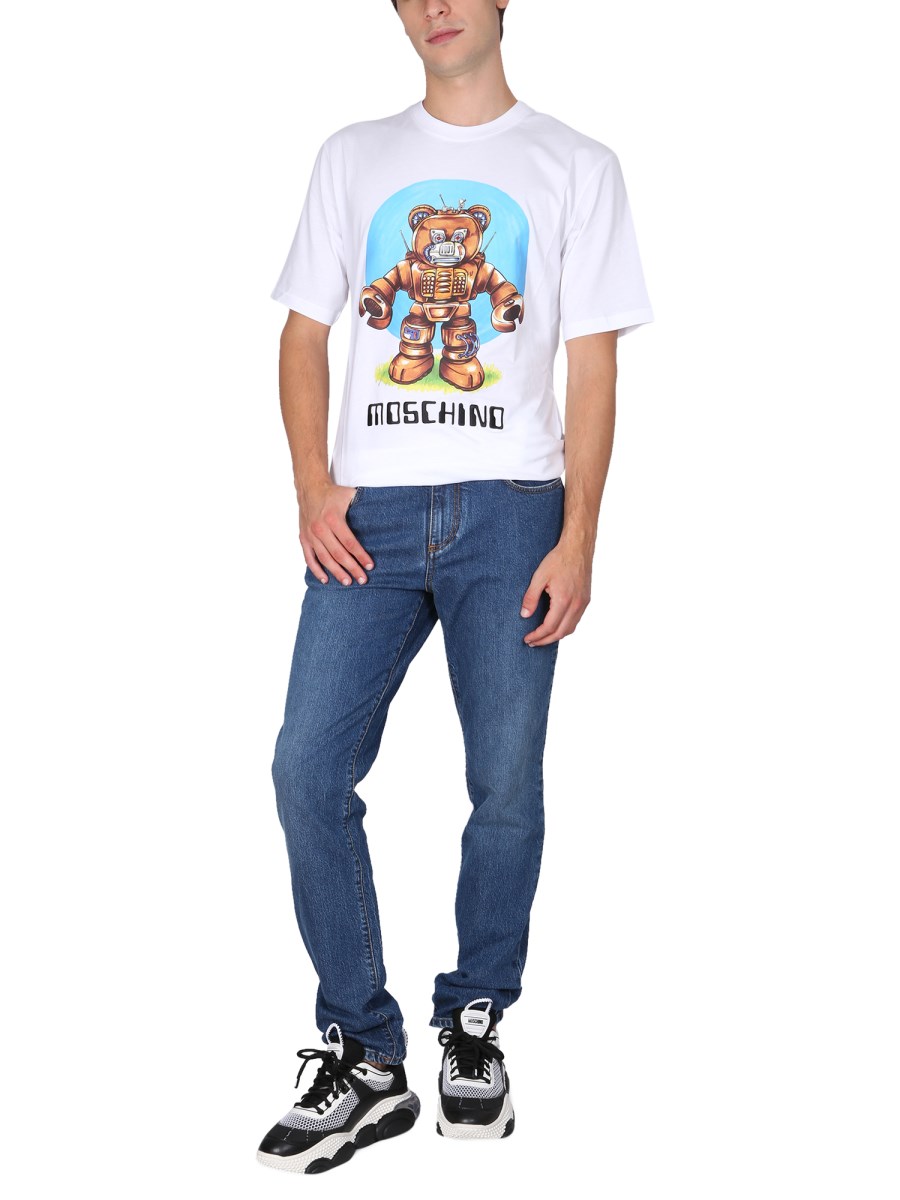 T-SHIRT CON STAMPA TEDDY