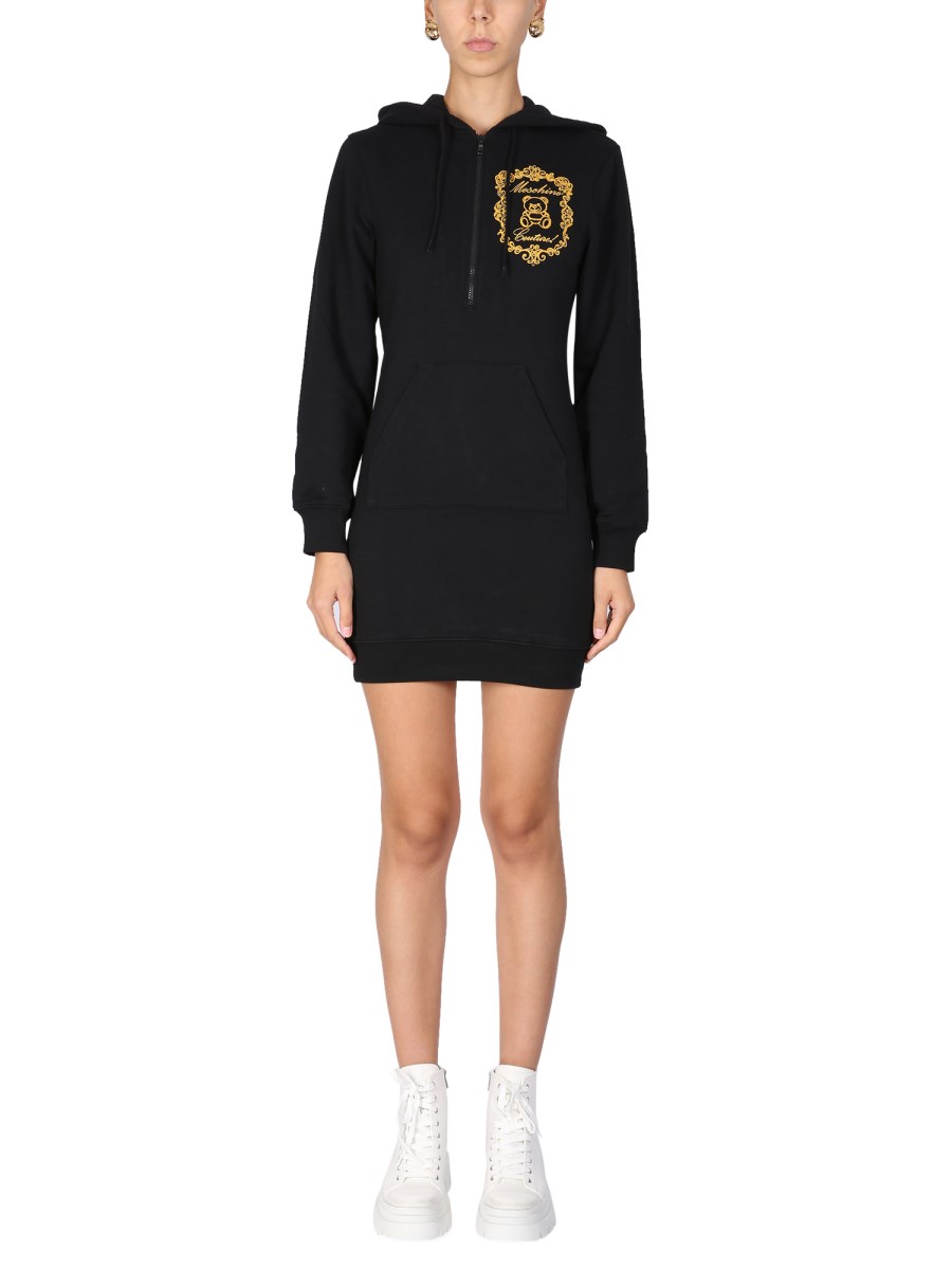 Moschino sweatshirt clearance dress