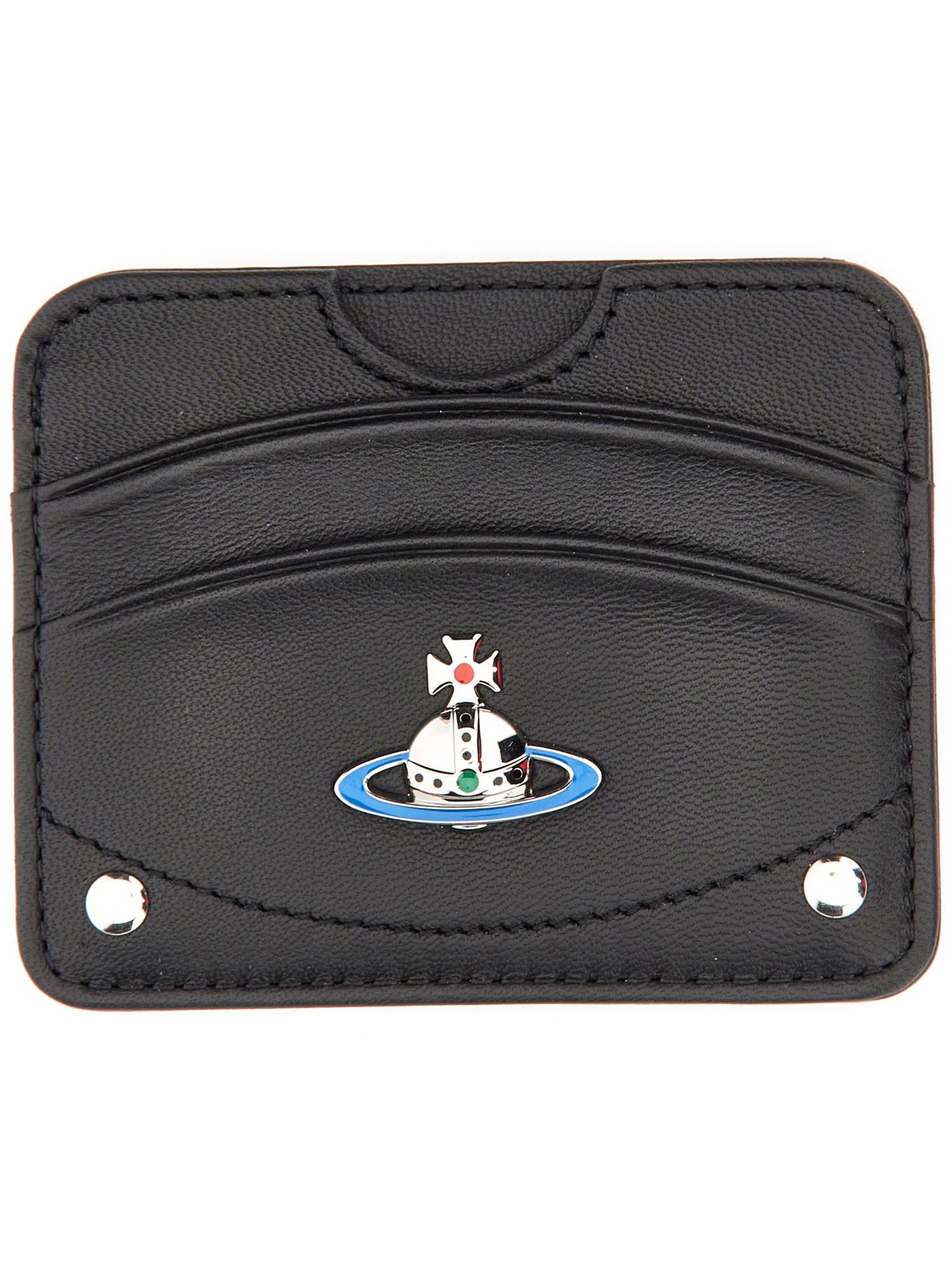 Vivienne Westwood Half Moon Card Holder In Black ModeSens