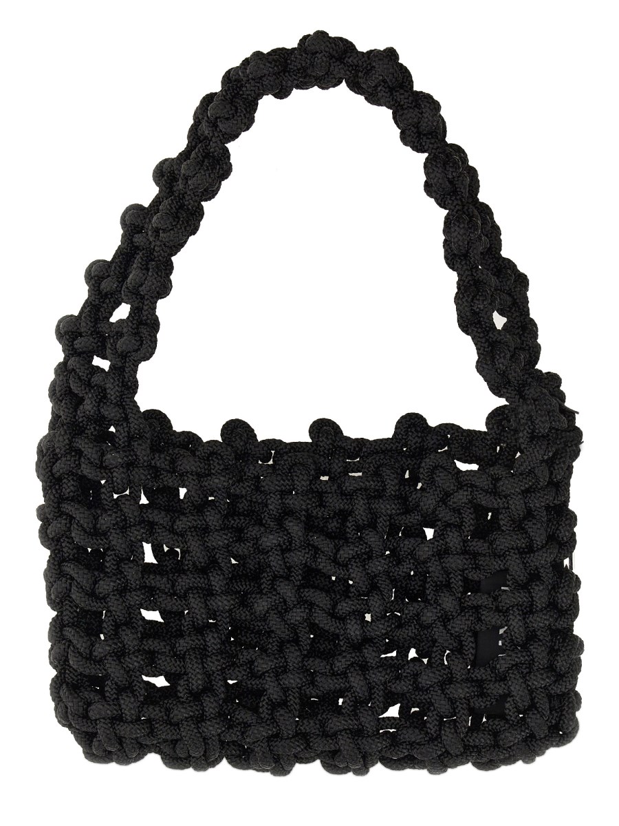 KARA BORSA A SPALLA KNOT IN NYLON