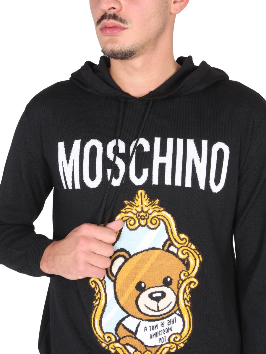 Moschino hoodie teddy outlet bear