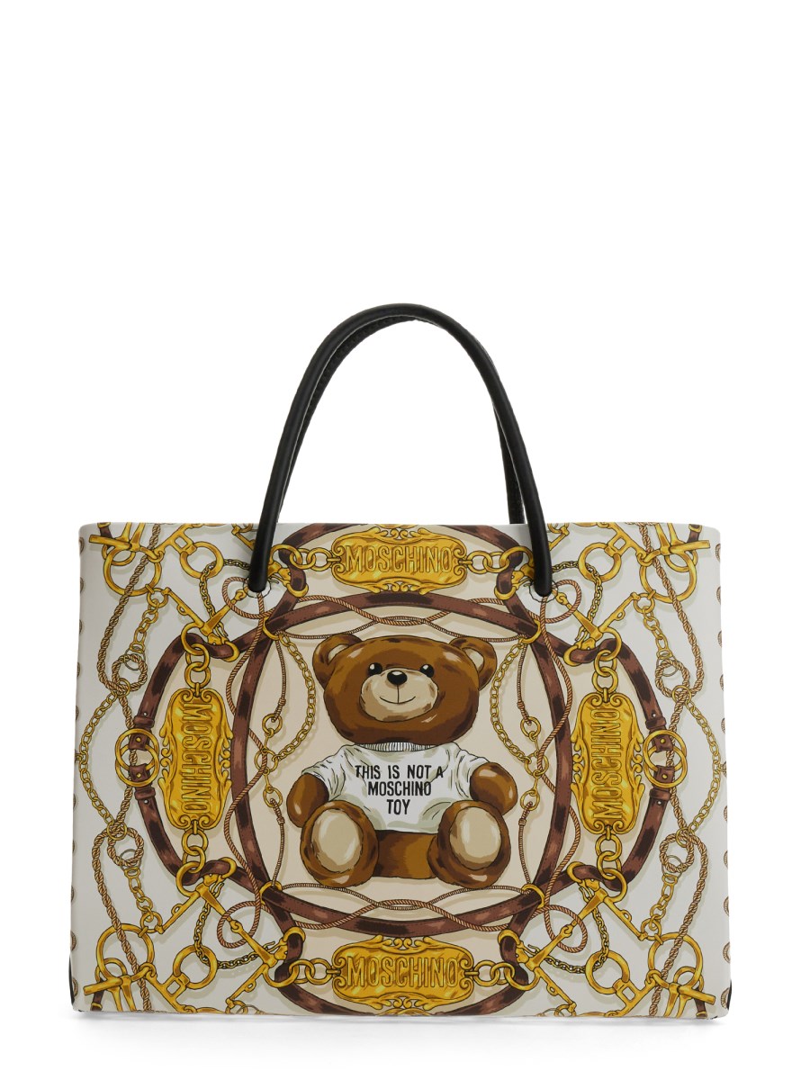 Moschino clearance leather tote