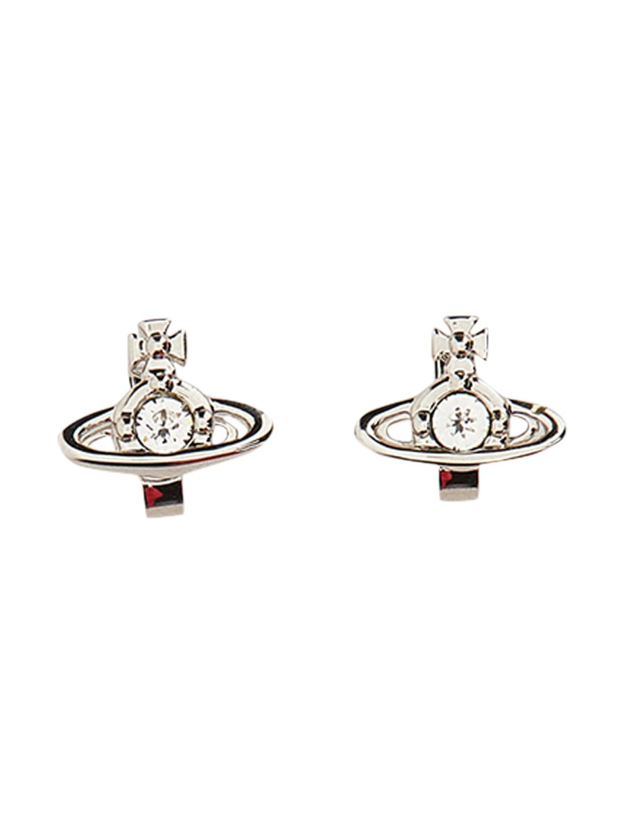 Nano solitaire earrings vivienne on sale westwood