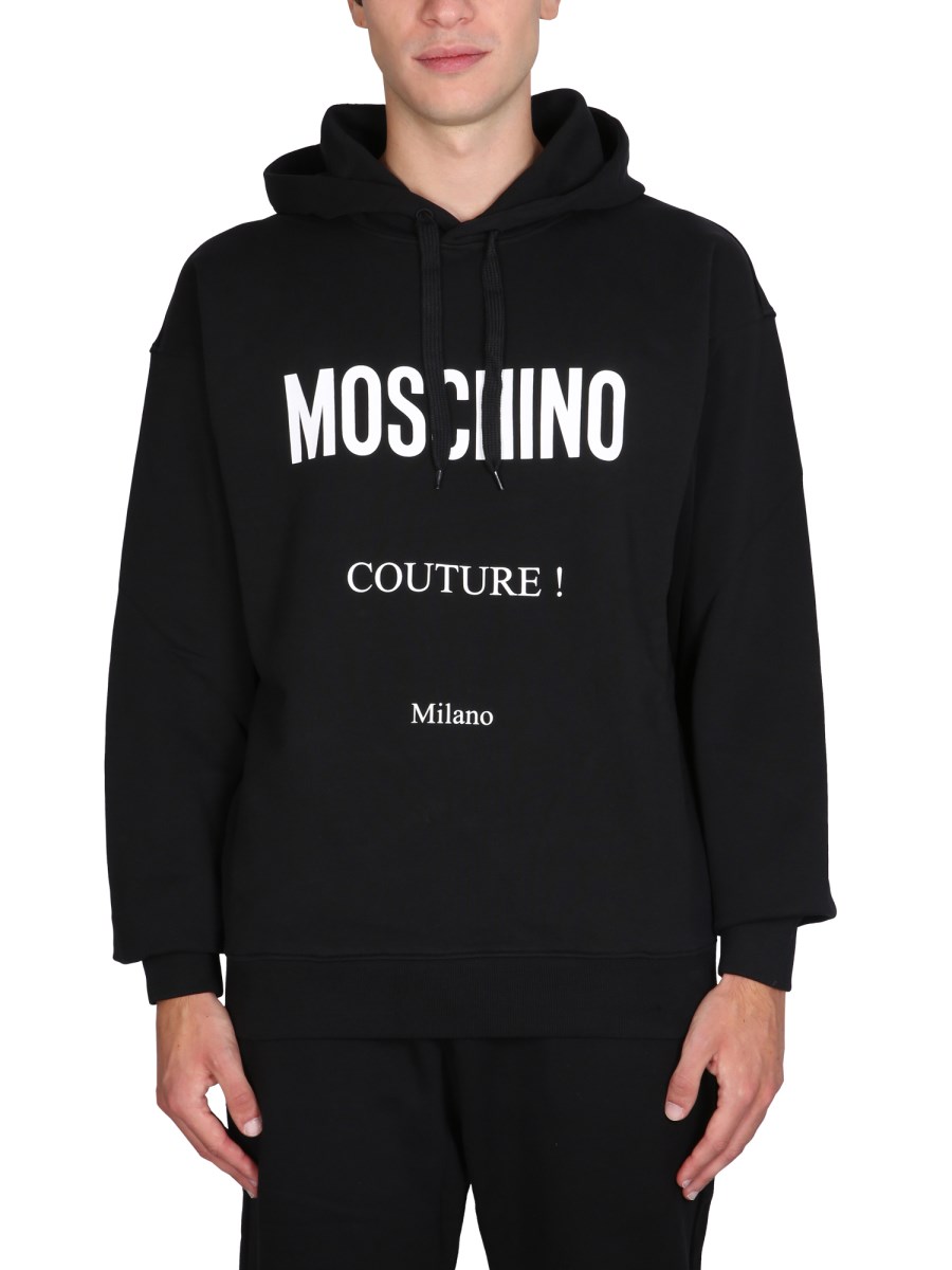 Moschino hooded clearance sweatshirt