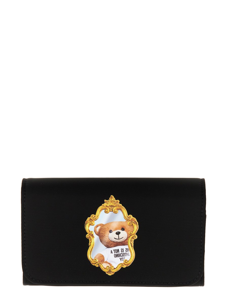 MOSCHINO - CAKE TEDDY BEAR NYLON SHOULDER BAG - Eleonora Bonucci