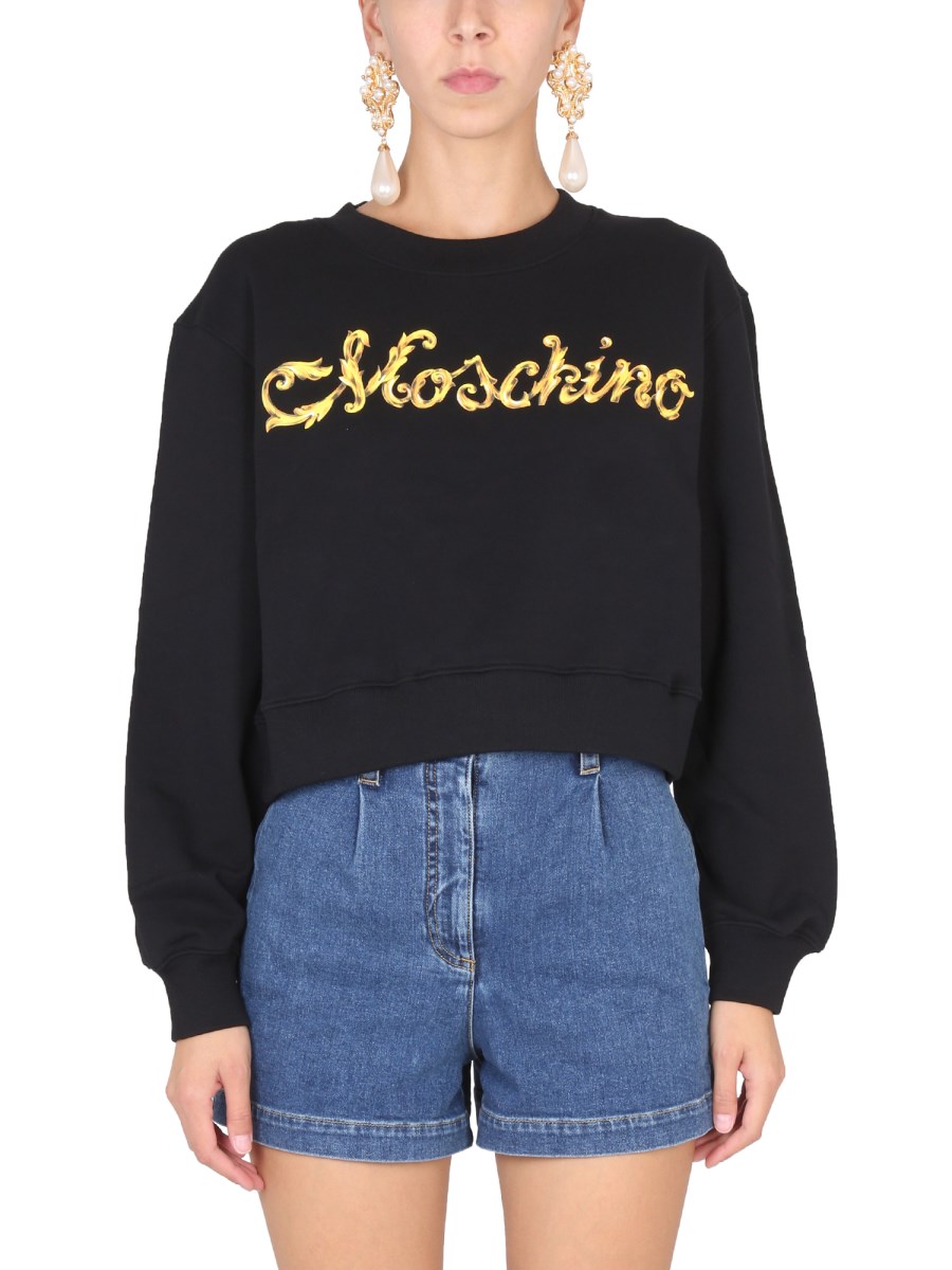 Moschino white outlet jumper