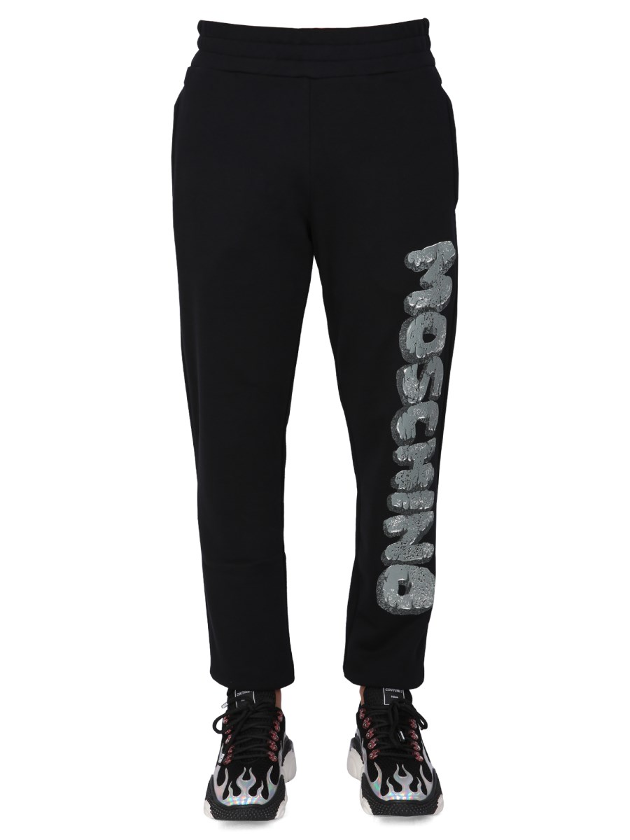 MOSCHINO PANTALONE JOGGING CON STAMPA