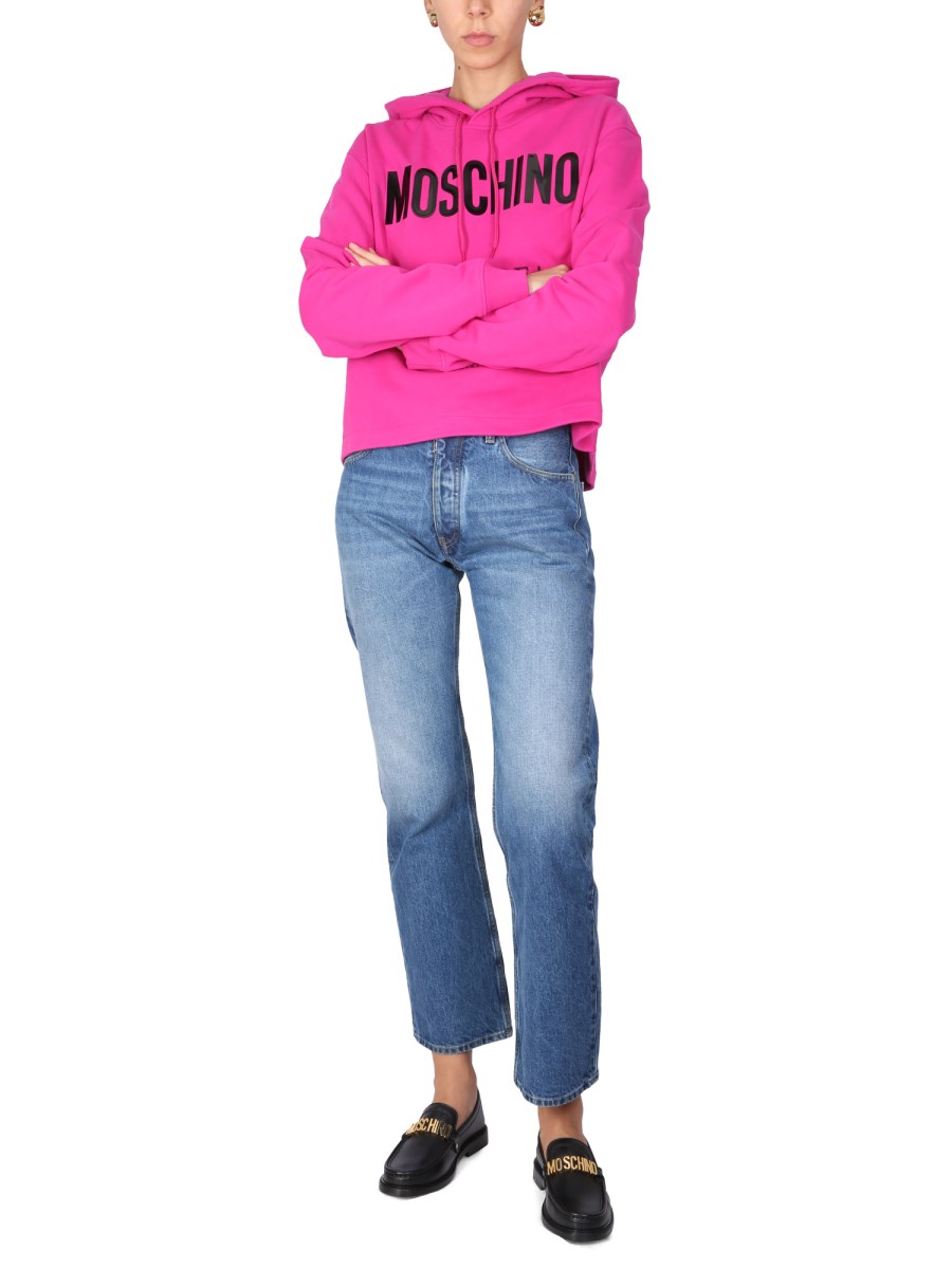 Moschino sweatshirt womens outlet sale