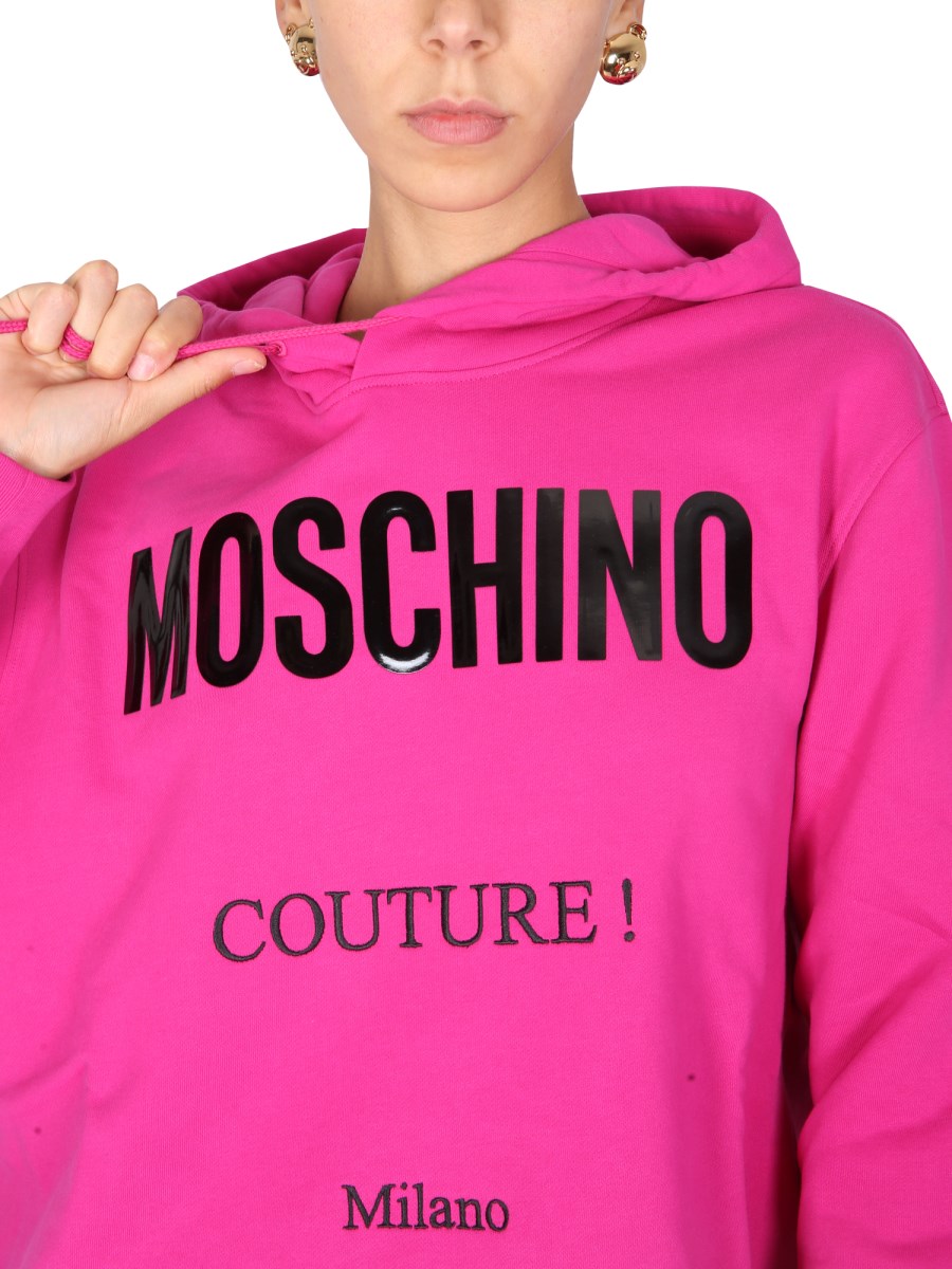 MOSCHINO SWEATSHIRT WITH LOGO PRINT Eleonora Bonucci