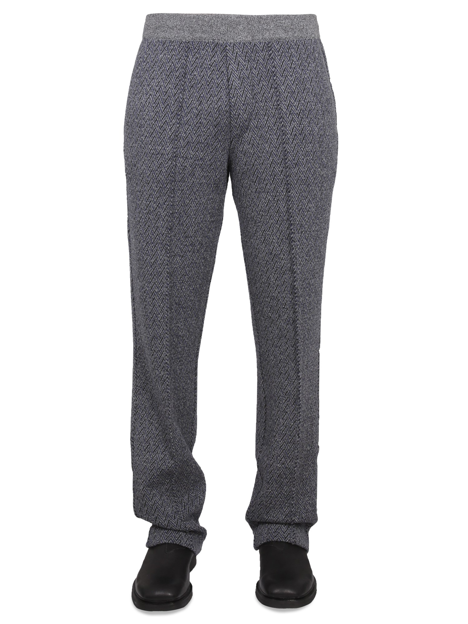 Missoni Textured Trousers In Gray