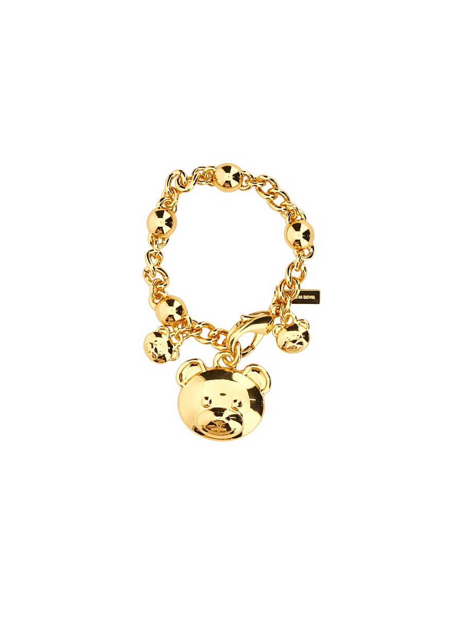 MoschinoモスキーノTeddy Bear Logo Braceletレスレット MOSCHINO - TEDDY BEAR BRACELET - Eleonora Bonucci