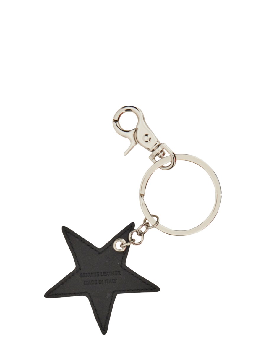 Vivienne Westwood Black Star Keychain