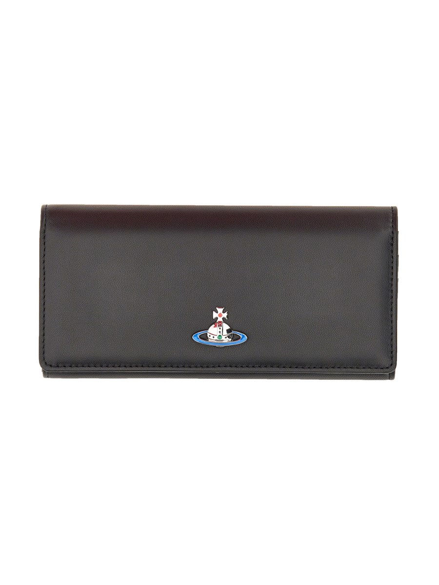 VIVIENNE WESTWOOD - SAFFIANO CLASSIC LEATHER WALLET
