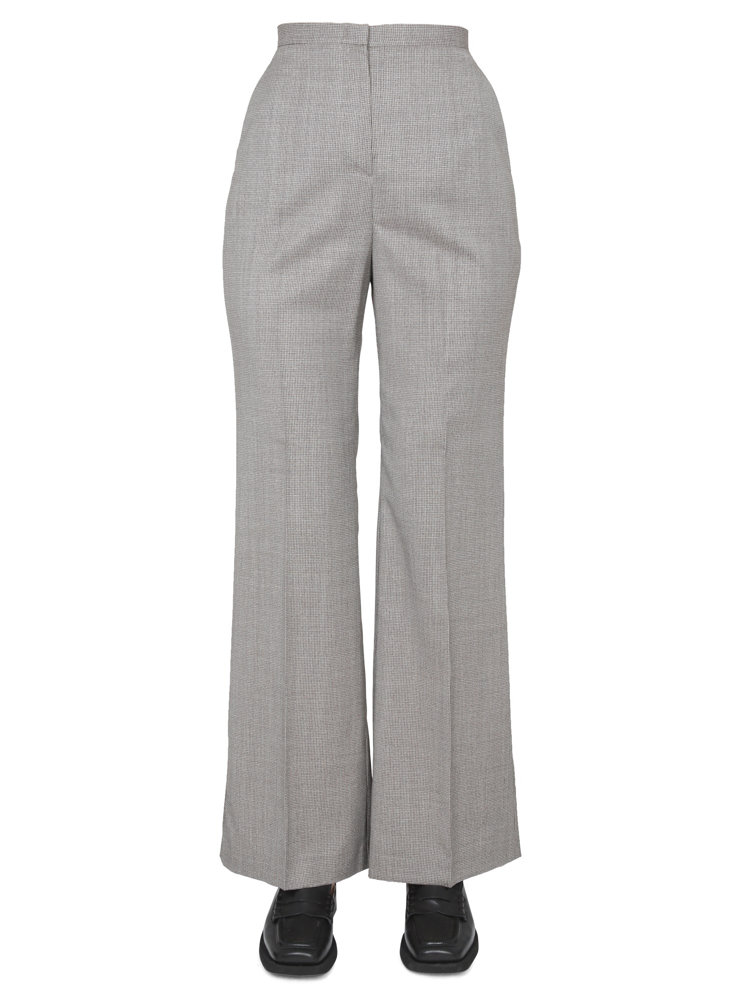 Fabiana Filippi Micro Houndstooth Mini Pants For Women In Brown