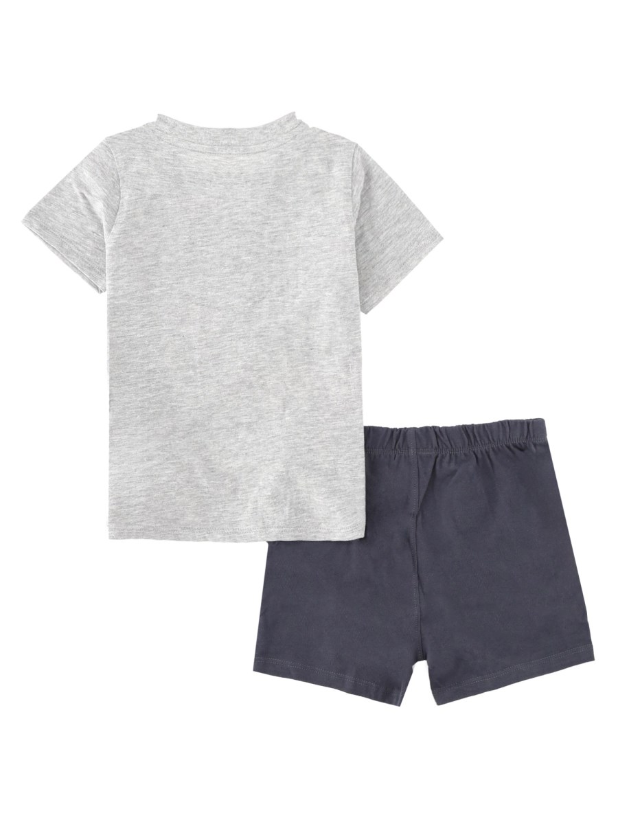 Set t-shirt e shorts con logo baby