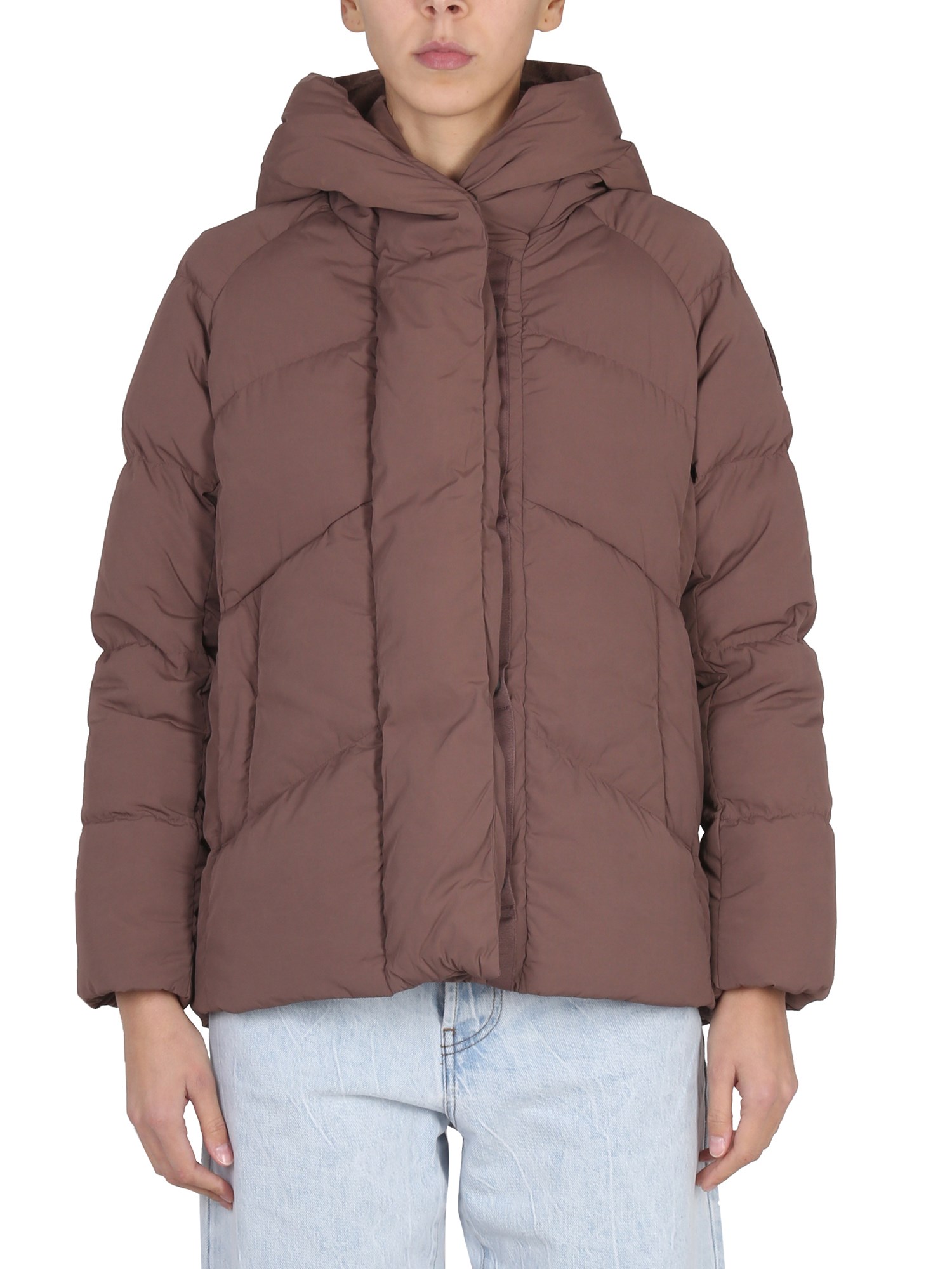 Canada Goose Marlow Quilted Puffer Jacket In Beige