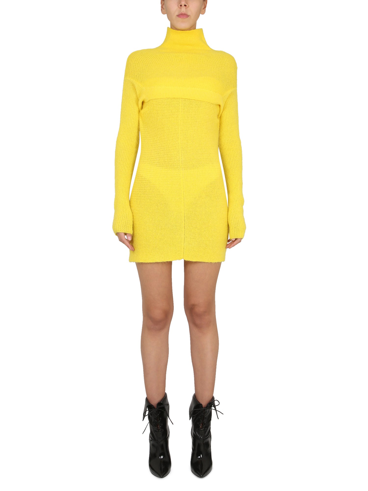 Philosophy Di Lorenzo Serafini Knit Dress In Yellow