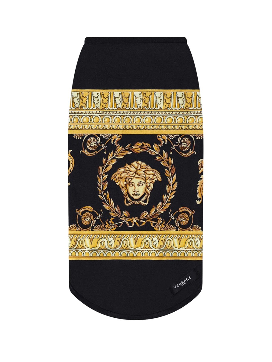 VERSACE T-SHIRT PER ANIMALI CRETE DE FLEUR