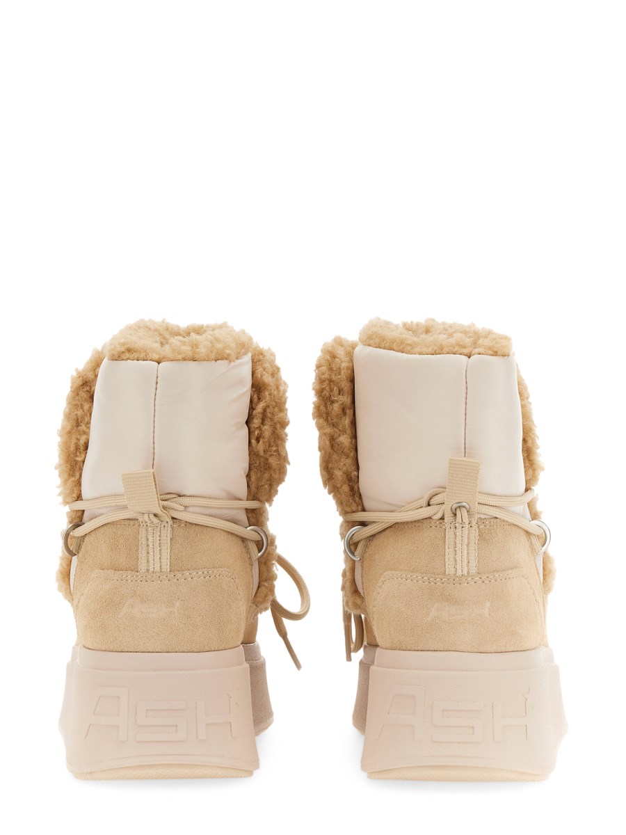 Ash mitsouko shop shearling sneaker booties