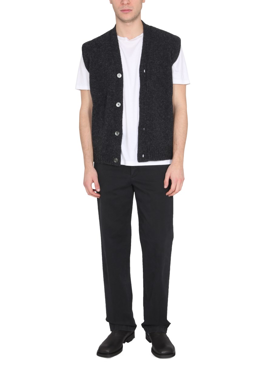 SUNFLOWER - STEVEN VEST IN MIXED FABRICS - Eleonora Bonucci