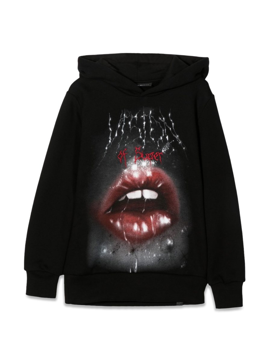 HOODIE ROCK MOUTH PRINT