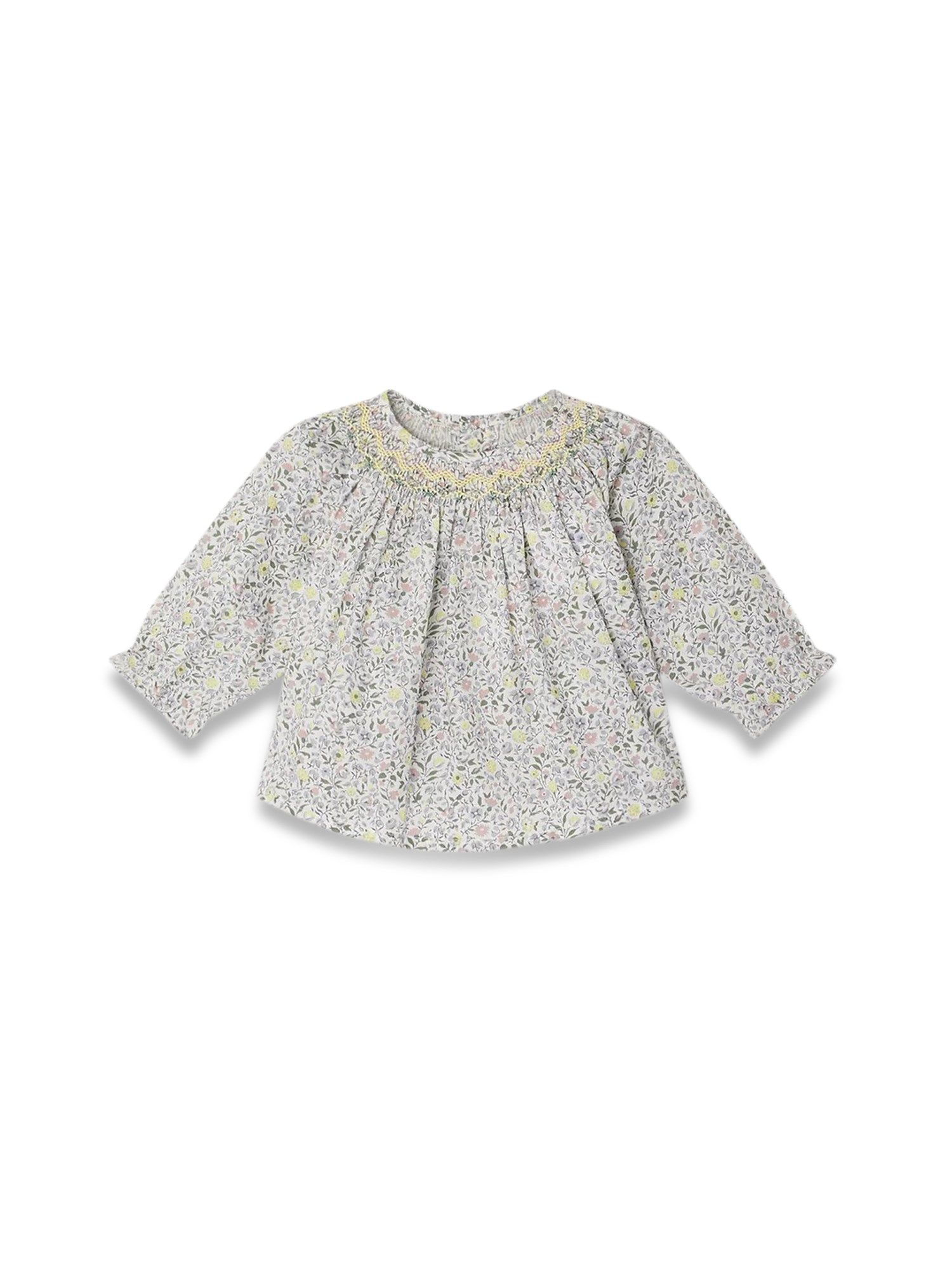 bonpoint griotte smockee blouse