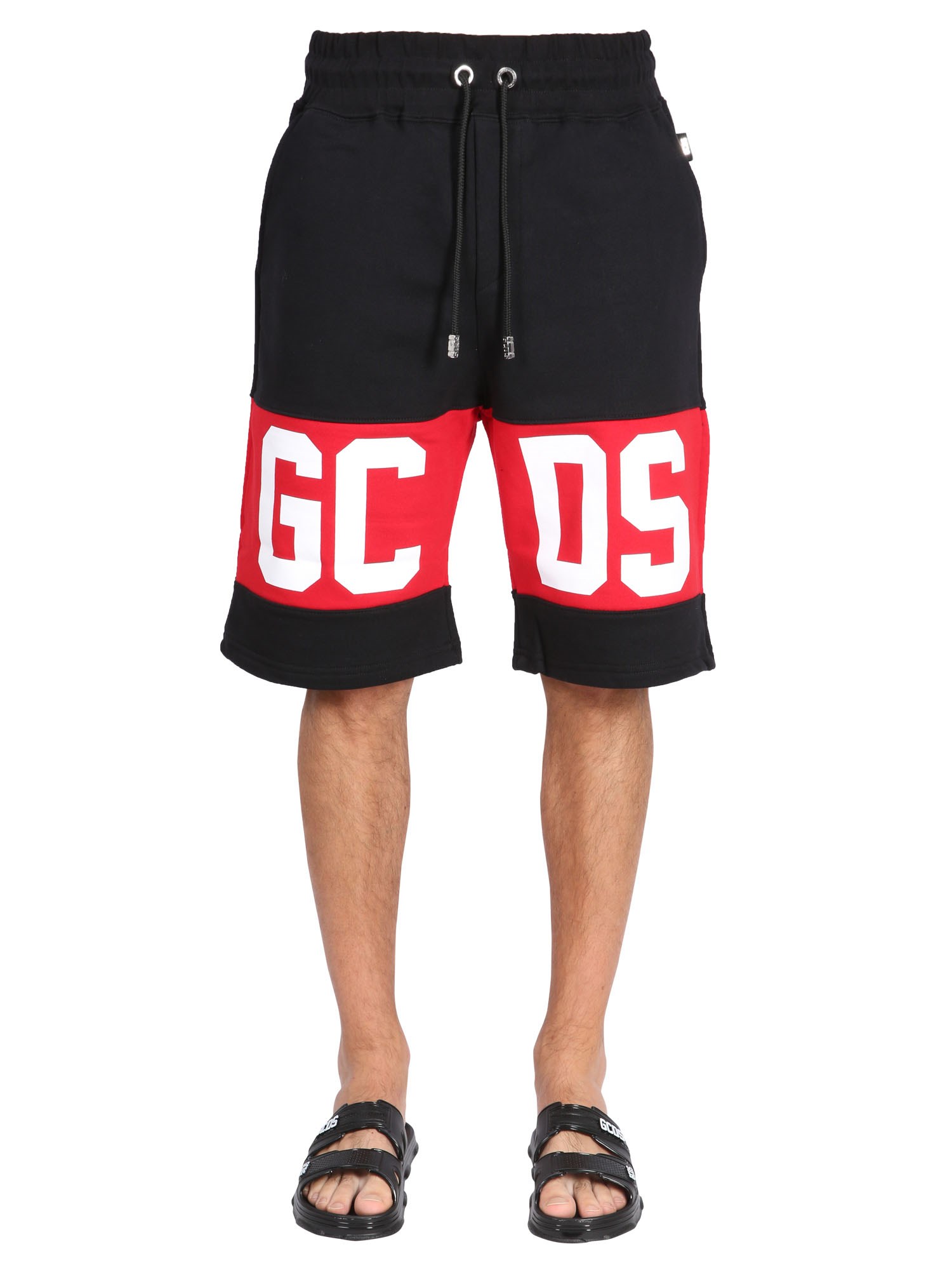 gcds bermuda shorts with logo band