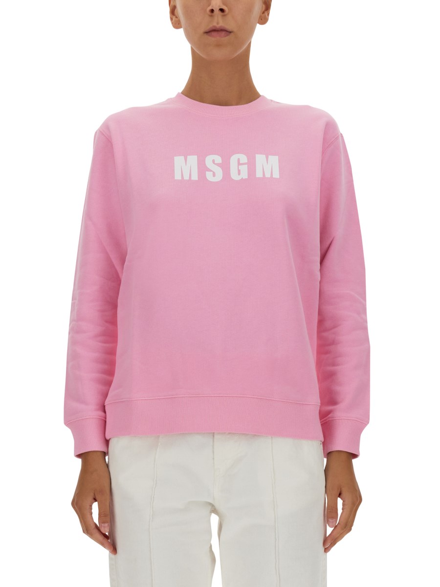 MSGM FELPA CON STAMPA LOGO