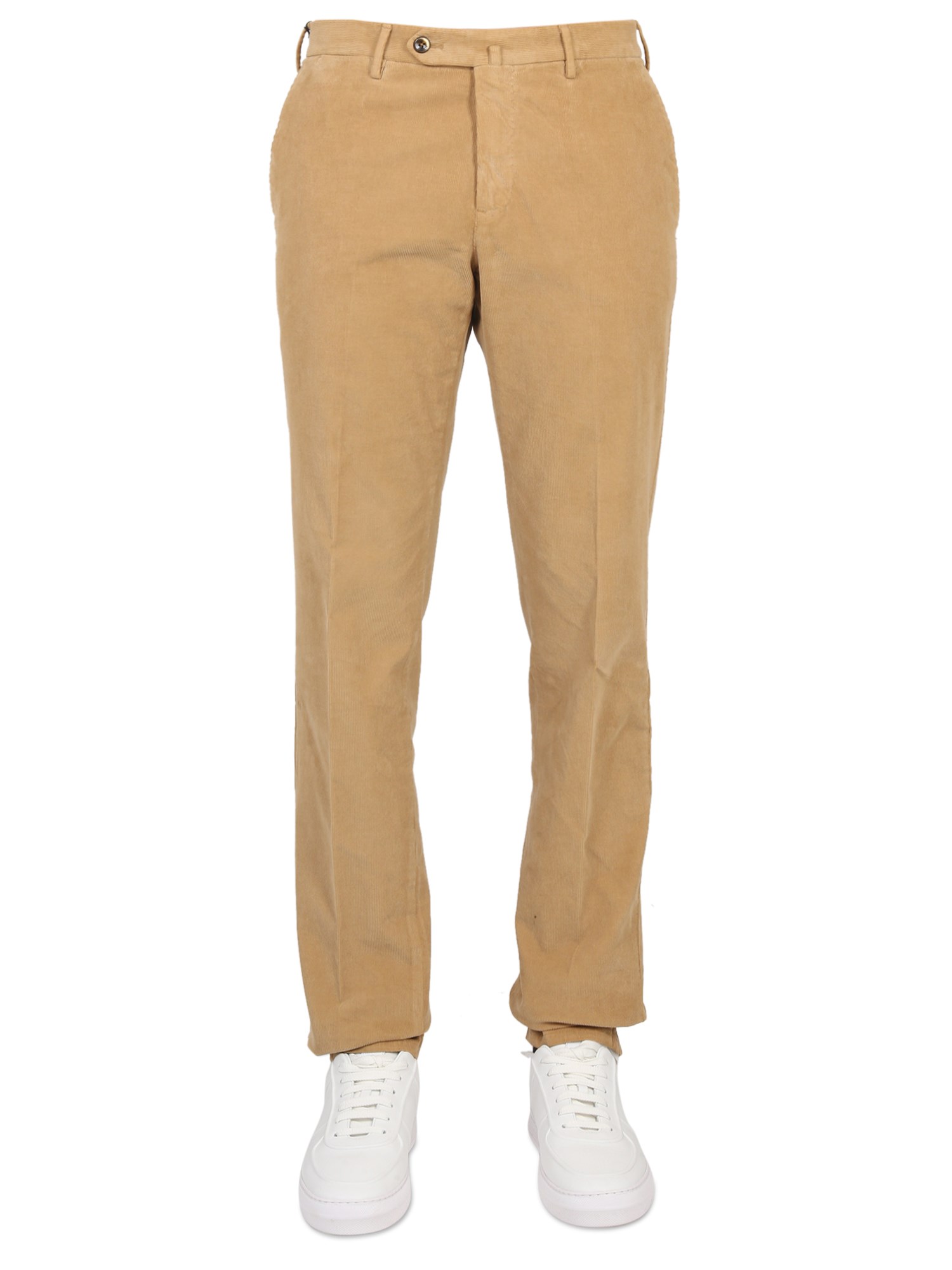 Shop Pt Torino Slim Fit Pants In Brown
