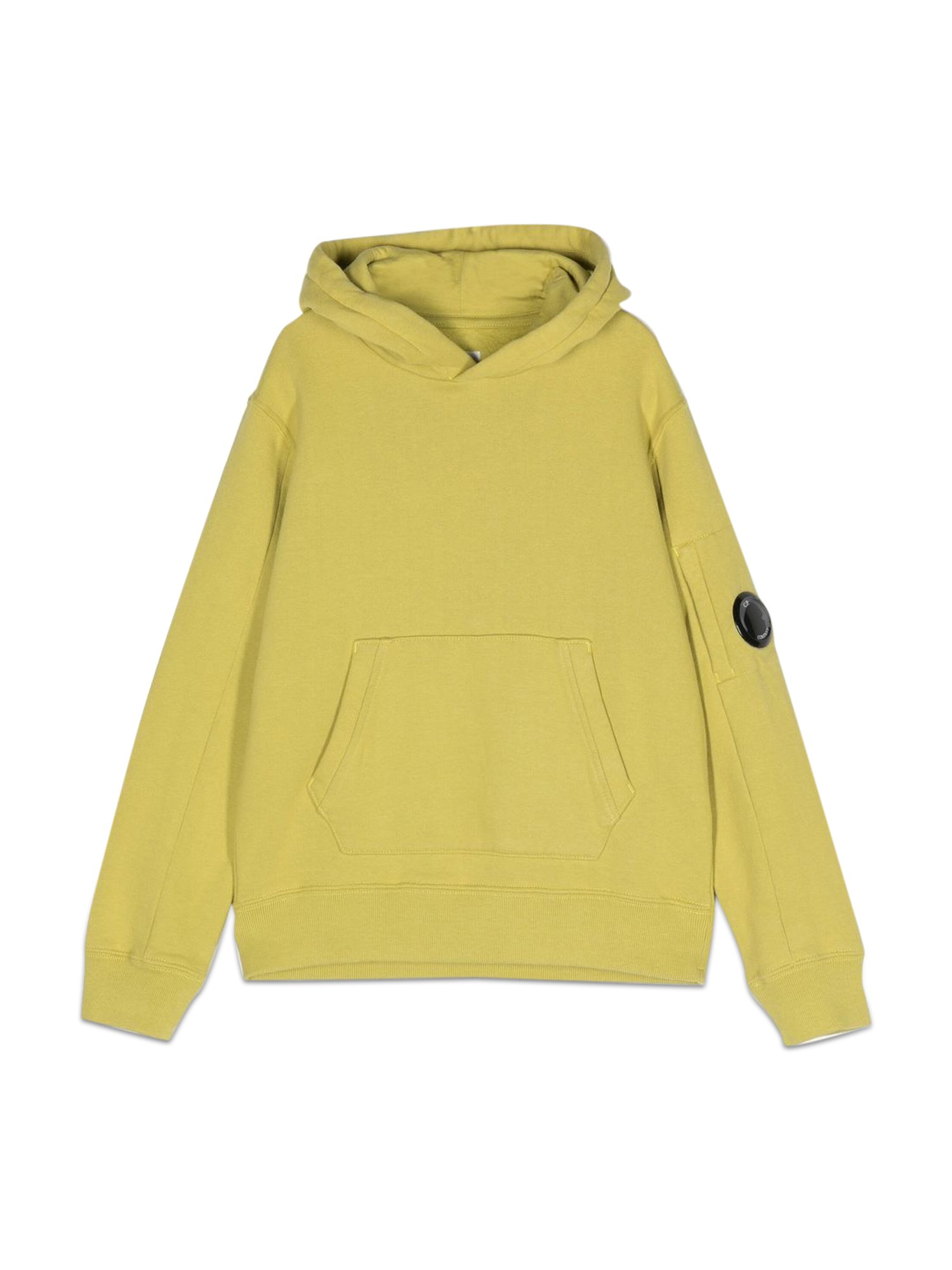 c.p. company basic fleece hoodie