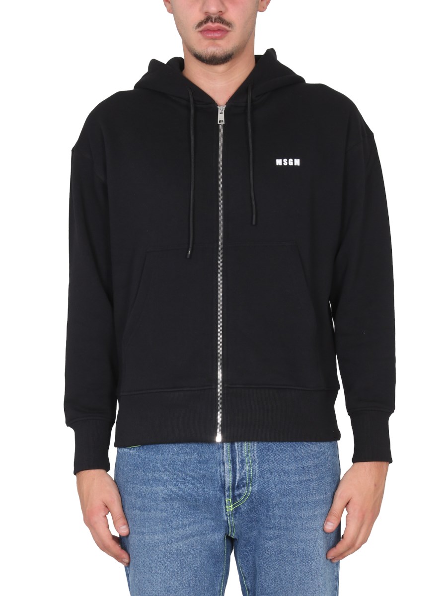 MSGM - COTTON HOODIE - Eleonora Bonucci