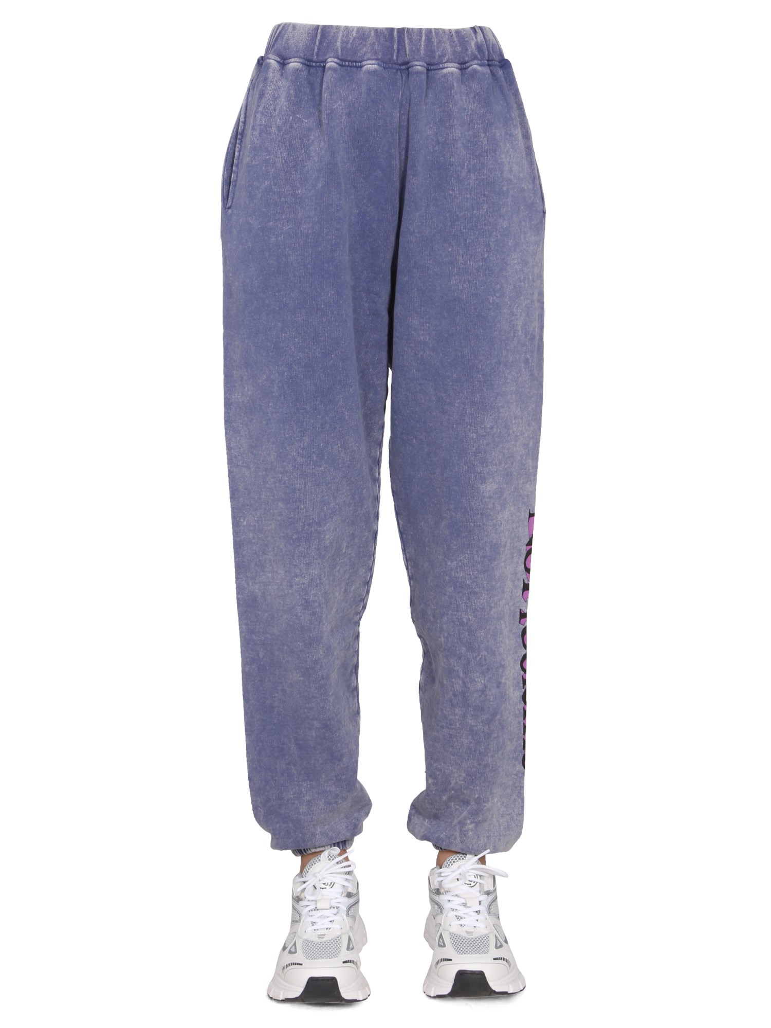 Shop Aries Jogging Pants "3d Problemo" In Blue