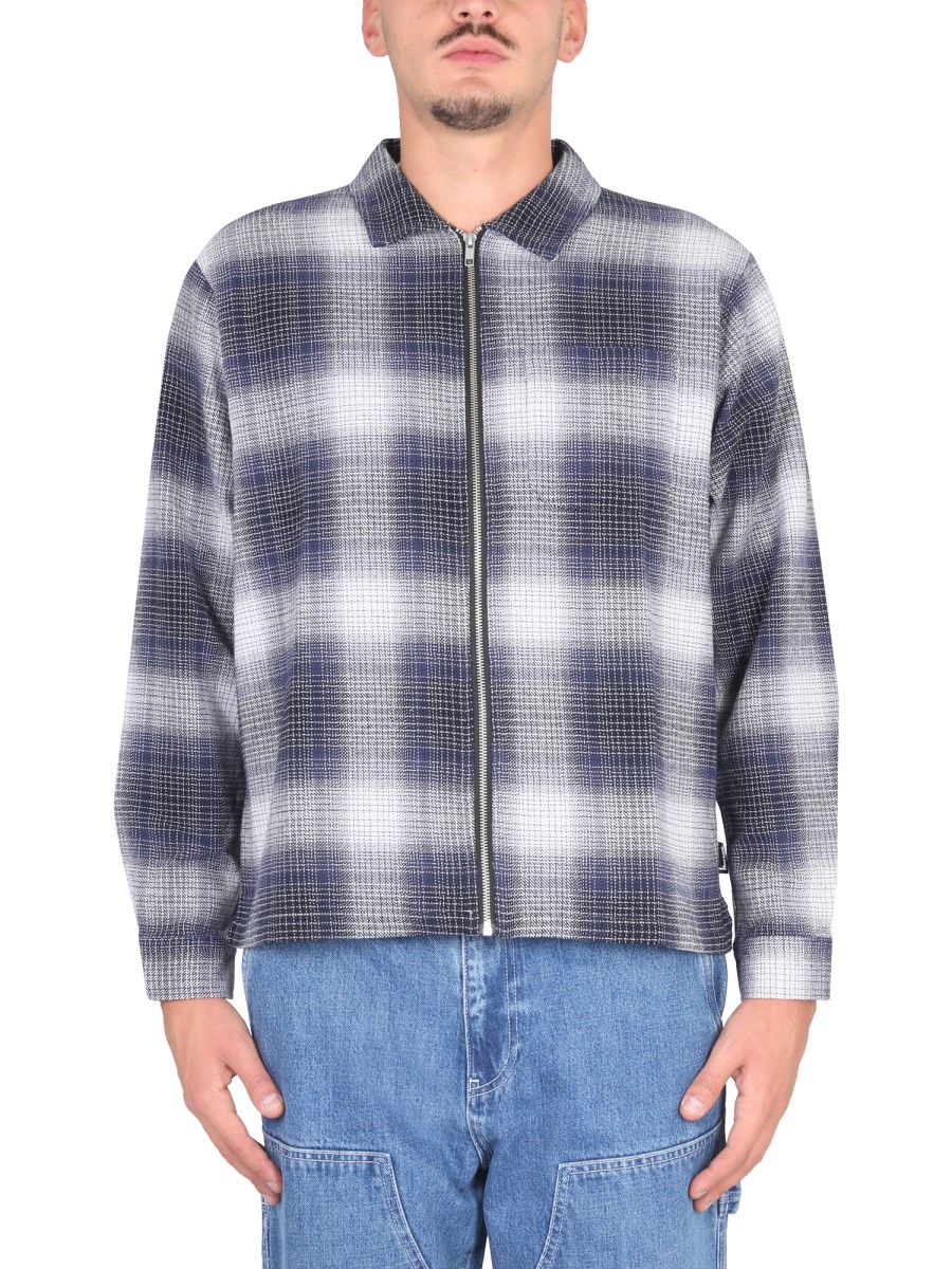 STUSSY CAMICIA REGULAR FIT IN COTONE