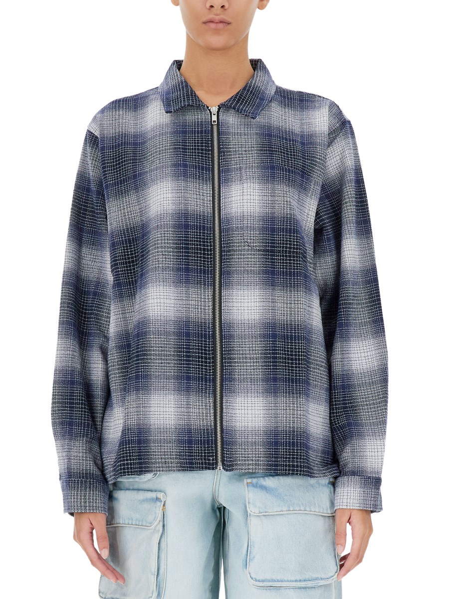 STUSSY CAMICIA REGULAR FIT IN COTONE