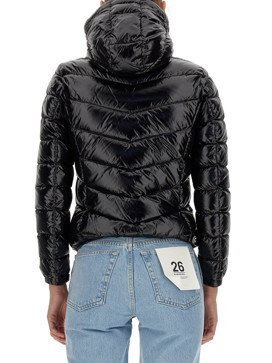 COLMAR ORIGINALS - SUPER SHINY DOWN JACKET WITH HOOD - Eleonora Bonucci