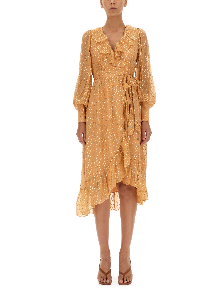 Zimmermann silk best sale midi dress